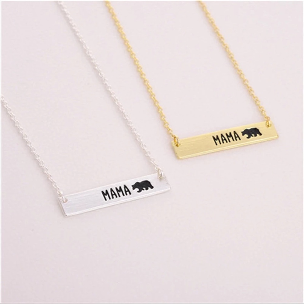 “Mama Bear” chain link Necklace- **Must Have”